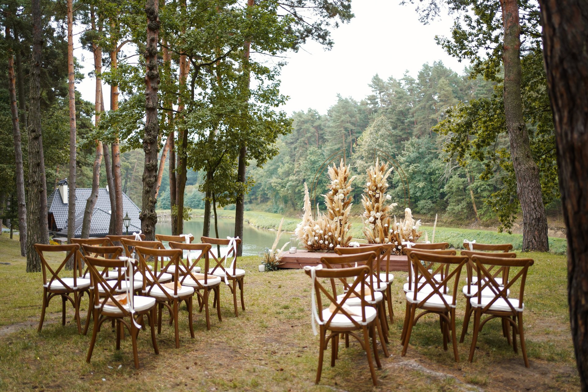 Wedding venue chairs